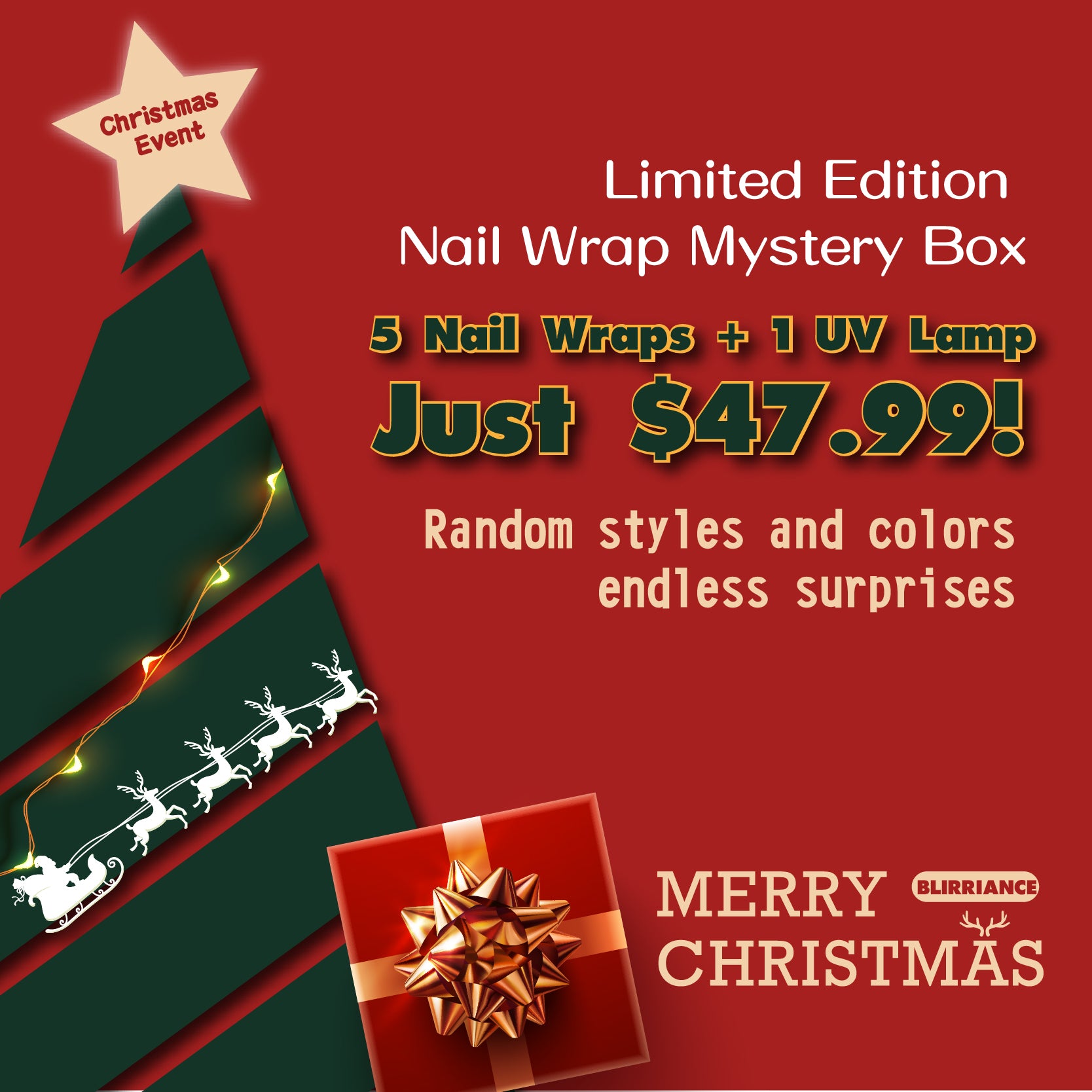 Christmas Event | Nail Wrap Blind Box 🎄